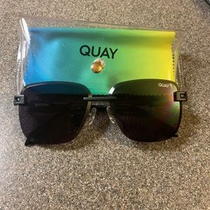Quay Sunglasses No Cap Black Matte